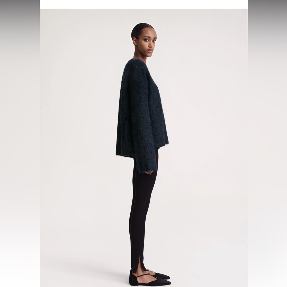 Toteme Zip Black Leggings small NWT